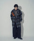 H180 / 着用サイズ: L ネイビーチェック