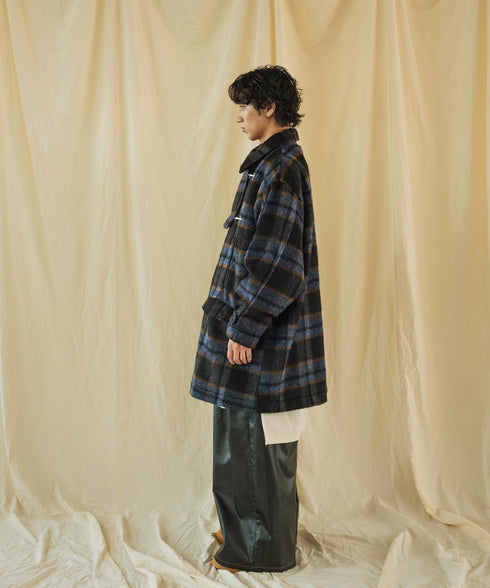 H175 / 着用サイズ:L ネイビーチェック 着用トップス:217161 着用インナー:217170 着用ボトムス:217164