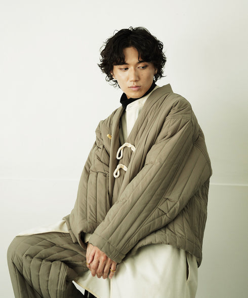 H175 / 着用サイズ: L セージグリーン トップス:21767 ボトムス:217176