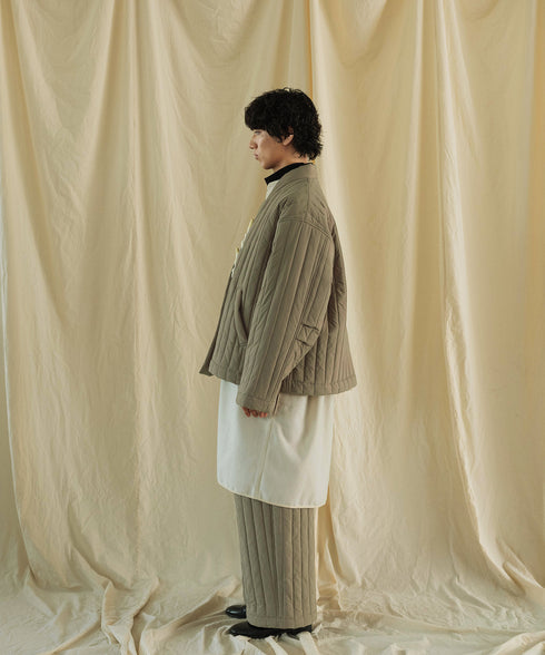 H175 / 着用サイズ: L セージグリーン トップス:21767 ボトムス:217176