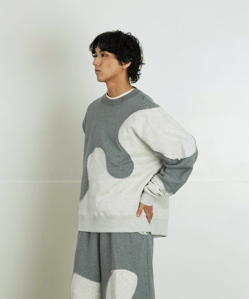 H175 / 着用サイズ: L 杢グレー
着用ボトムス:217178