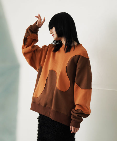 H167 / 着用サイズ: M オレンジ
着用ボトムス:217155