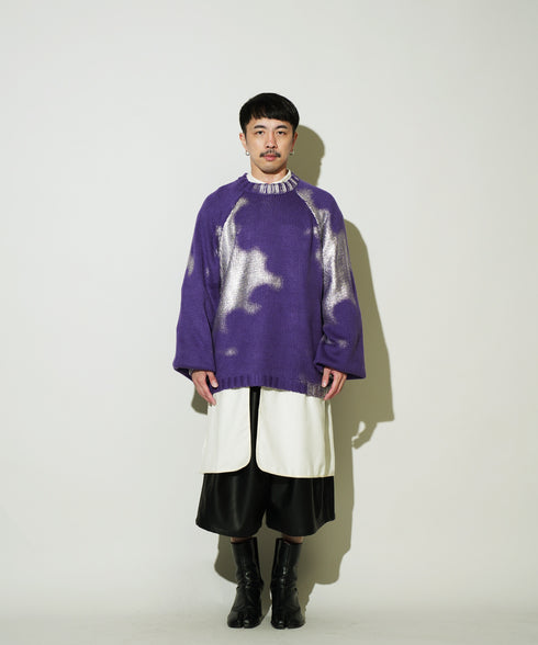 H163 / 着用サイズ: S パープル トップス:217167