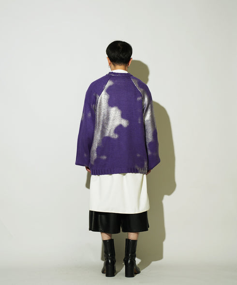 H163 / 着用サイズ: S パープル トップス:217167