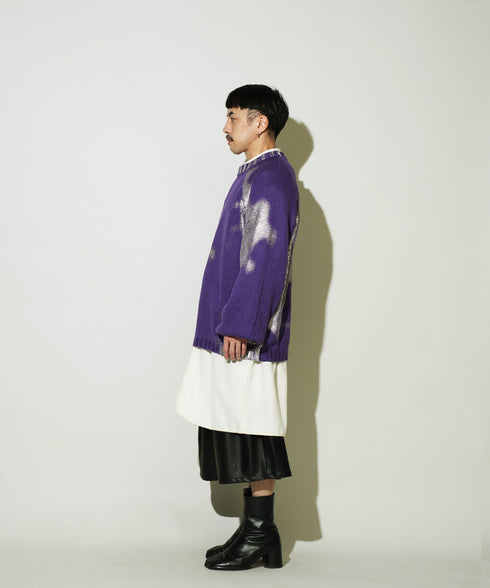 H163 / 着用サイズ: S パープル トップス:217167