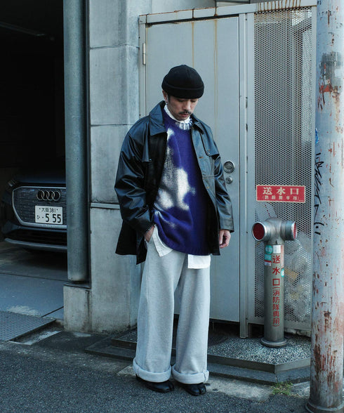 H163 / 着用サイズ: S パープル アウター:217156