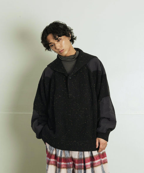 H175 / 着用サイズ: L ブラック
着用ボトムス:217175