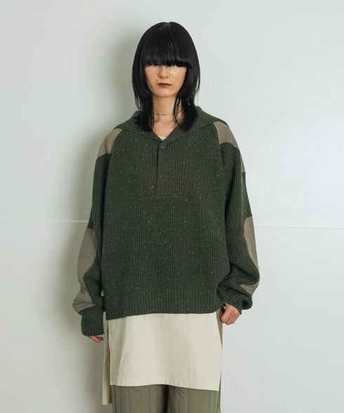 H167 / 着用サイズ: M カーキ
着用インナー:217170 ボトムス:217176