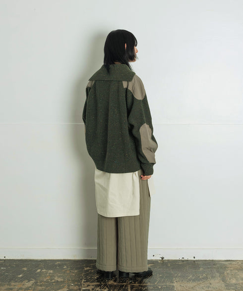 H167 / 着用サイズ: M カーキ
着用インナー:217170 ボトムス:217176