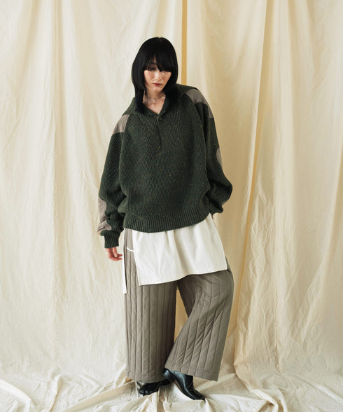 H167 / 着用サイズ: M カーキ
着用インナー:217170 ボトムス:217176