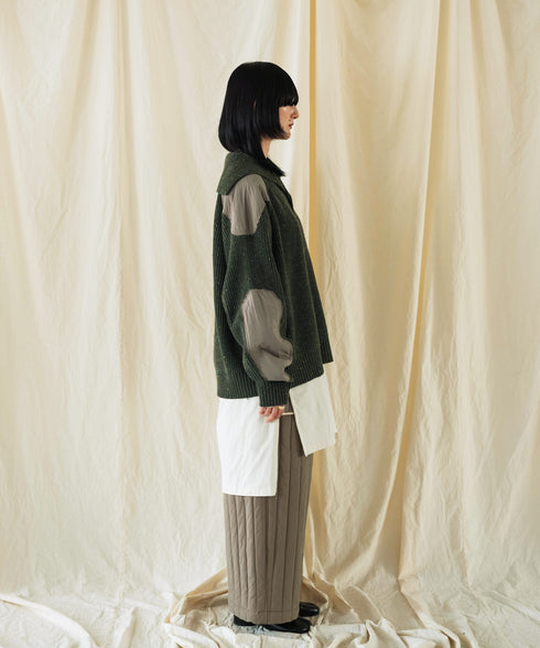 H167 / 着用サイズ: M カーキ
着用インナー:217170 ボトムス:217176