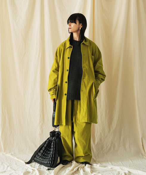 H167 / 着用サイズ: FREE ブラック
着用アウター:217158 トップス:217161 ボトムス:217166