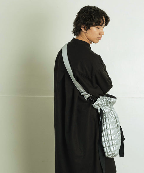 H175 / 着用サイズ: FREE シルバー
着用トップス:217167 ボトムス:217166