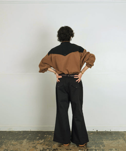 H175 / 着用サイズ: L ブラック トップス:217159