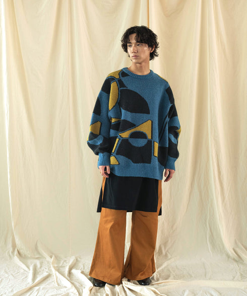 H175 / 着用サイズ: L マスタード トップス:217148 インナー:217170