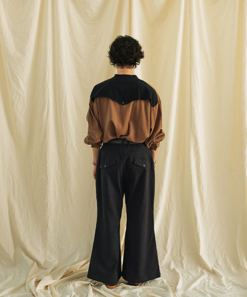 H175 / 着用サイズ: L ブラック トップス:217159