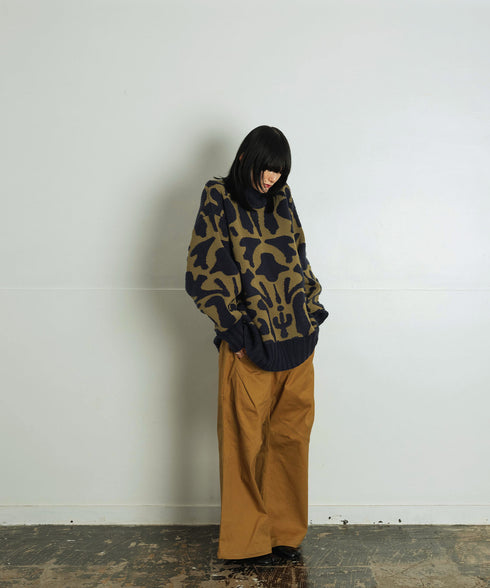 H167 / 着用サイズ: M マスタード トップス:217173