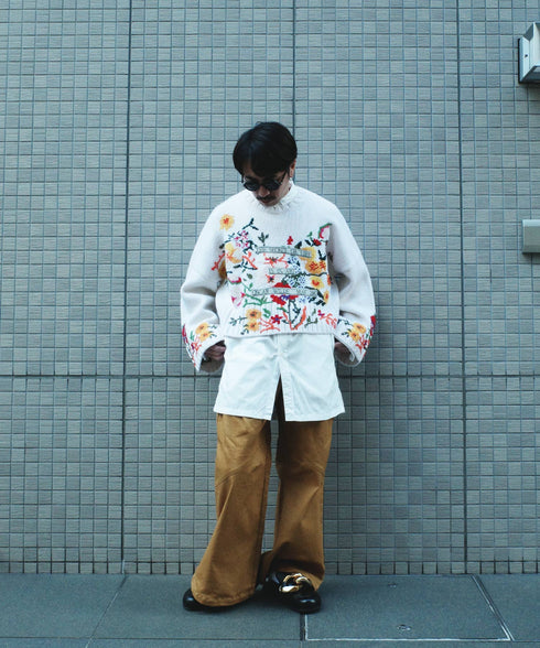 H163 / 着用サイズ: S マスタード