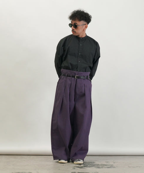 H163 / 着用サイズ:M パープル 着用トップス:218518