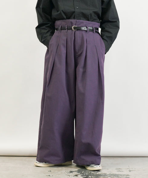 H163 / 着用サイズ:M パープル 着用トップス:218733 着用インナー:218518