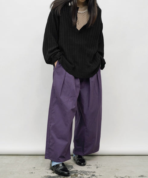 H177 / 着用サイズ:L パープル 着用トップス:218716