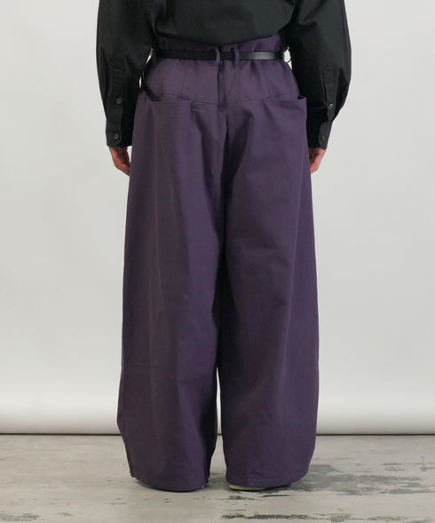 H163 / 着用サイズ:M パープル 着用トップス:218518