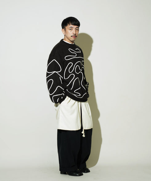 H163 / 着用サイズ:S ブラック 着用シャツ:217167 着用ボトムス:217166