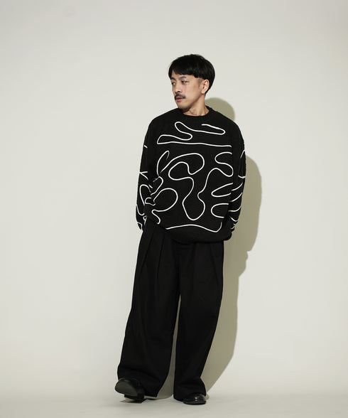 H163 / 着用サイズ:S ブラック 着用ボトムス:217313