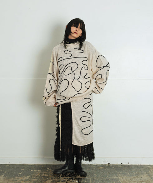 H167 / 着用サイズ:M オフホワイト 着用ボトムス:217155