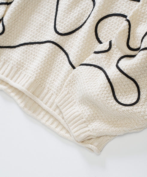 オフホワイト袖口