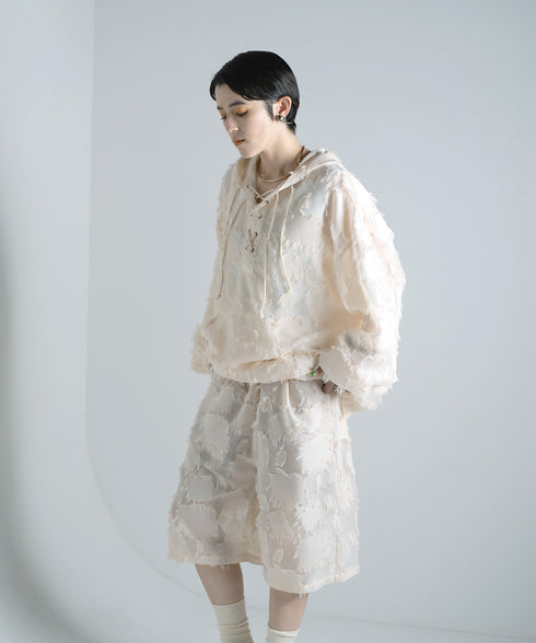 H167 / 着用サイズ: M*アイボリー インナー:217749 ボトムス:217631