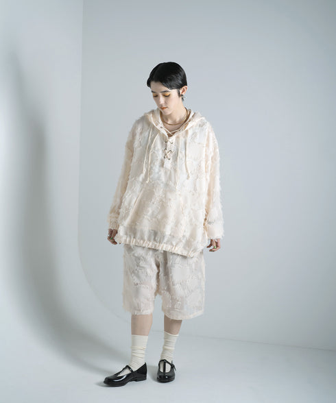 H167 / 着用サイズ: M*アイボリー インナー:217749 ボトムス:217631