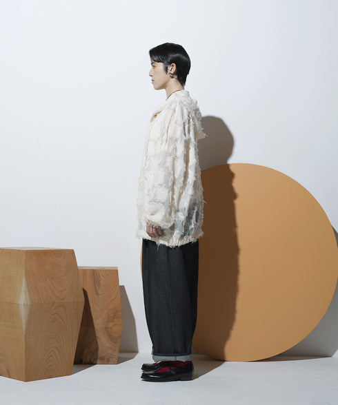 H167 / 着用サイズ: M*アイボリー インナー:217749 ボトムス:217647