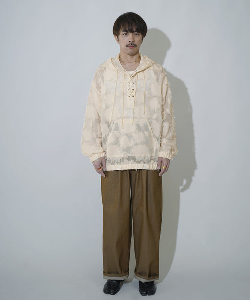 H163 / 着用サイズ: S*アイボリー インナー:217749 ボトムス:217647