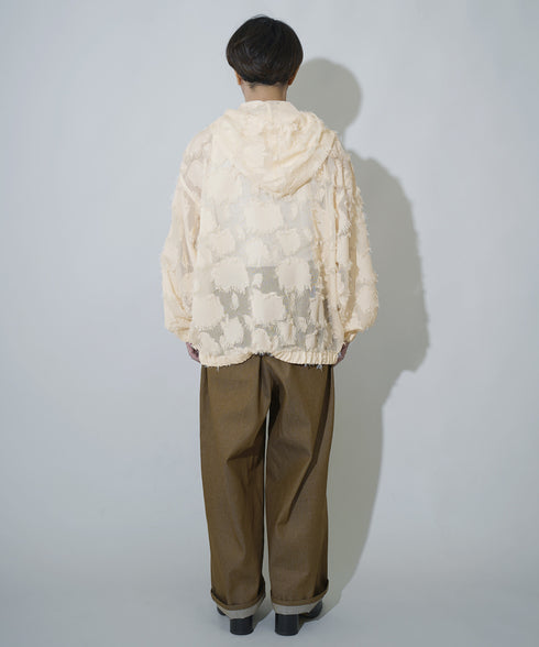 H163 / 着用サイズ: S*アイボリー インナー:217749 ボトムス:217647