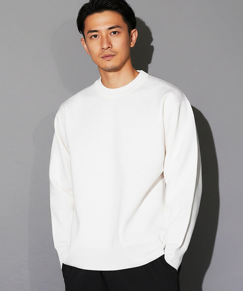 ウォッシャブルミラノリブクルーニット | クルーネック ミラノリブ編み セーター メンズ