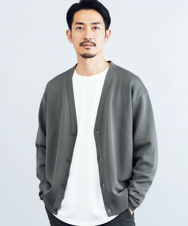 ウォッシャブルミラノリブカーディガン