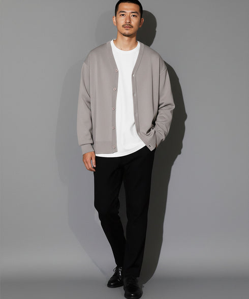 ウォッシャブルミラノリブカーディガン