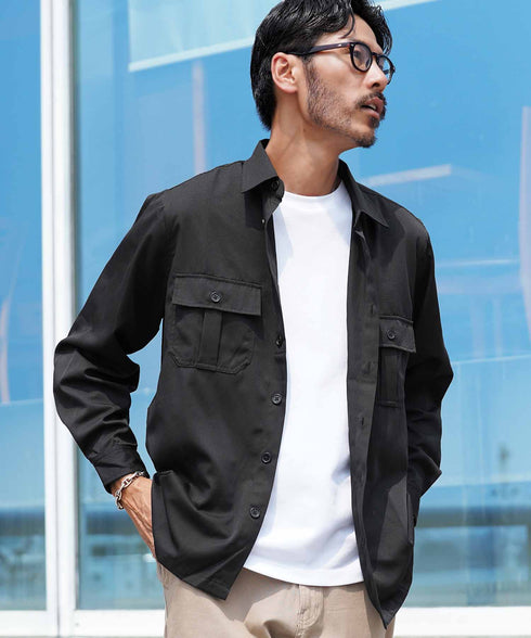 サファリ長袖シャツ