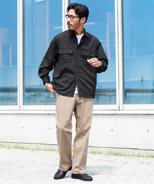 サファリ長袖シャツ