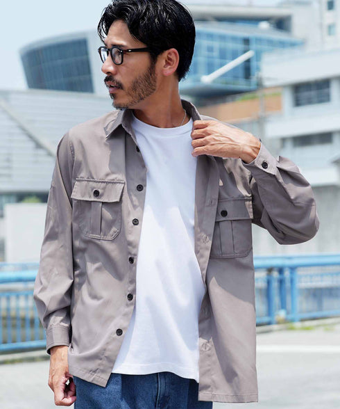 サファリ長袖シャツ