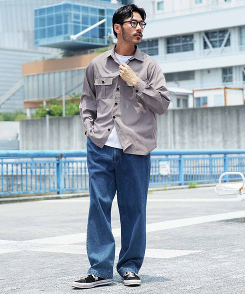 サファリ長袖シャツ