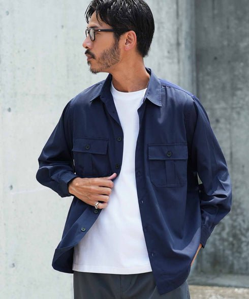 サファリ長袖シャツ