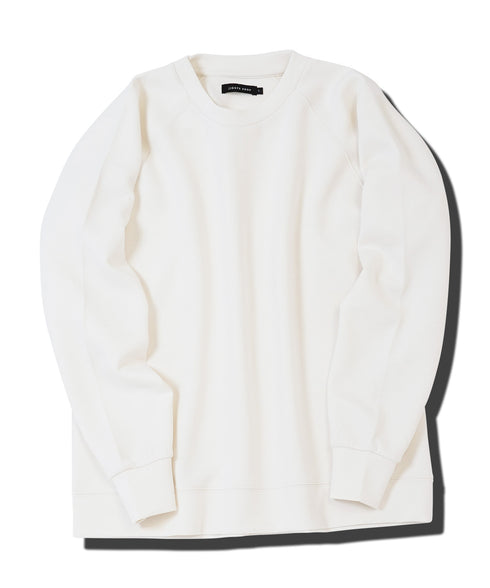 ラグラン切替ライトスウェット | スウェット トレーナー メンズ プルオーバー ダブルフェイス クルーネック アンチピリング 抗ピリ