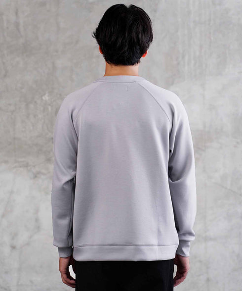 ラグラン切替ライトスウェット | スウェット トレーナー メンズ プルオーバー ダブルフェイス クルーネック アンチピリング 抗ピリ