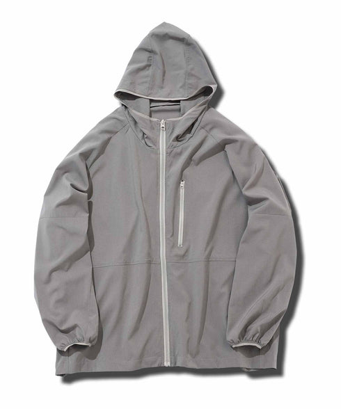 撥水微メッシュマンパーパッカブルジャケット