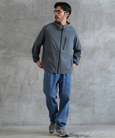 撥水微メッシュマンパーパッカブルジャケット