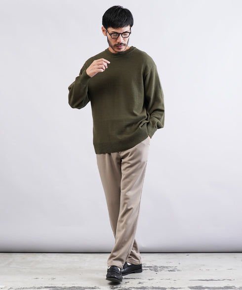 パウダータッチストレッチハイゲージニット