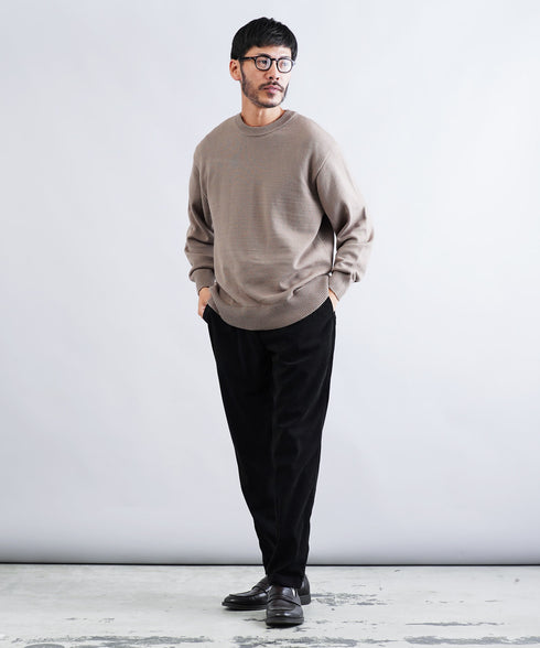 パウダータッチストレッチハイゲージニット