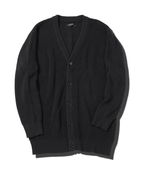 ワッフルカーディガン